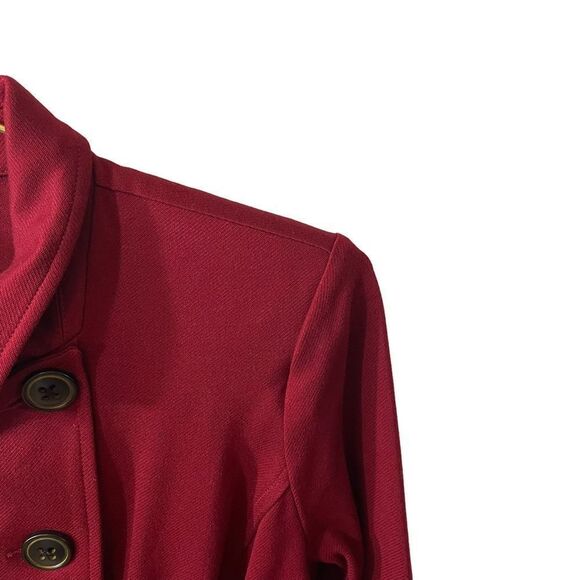 CAbi 3175 Rhubarb Red Outing Blazer Ponte Knit size 4 - Picture 5 of 10